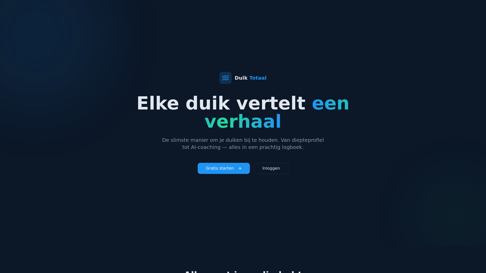 website screenshot of https://duik-totaal.nl
