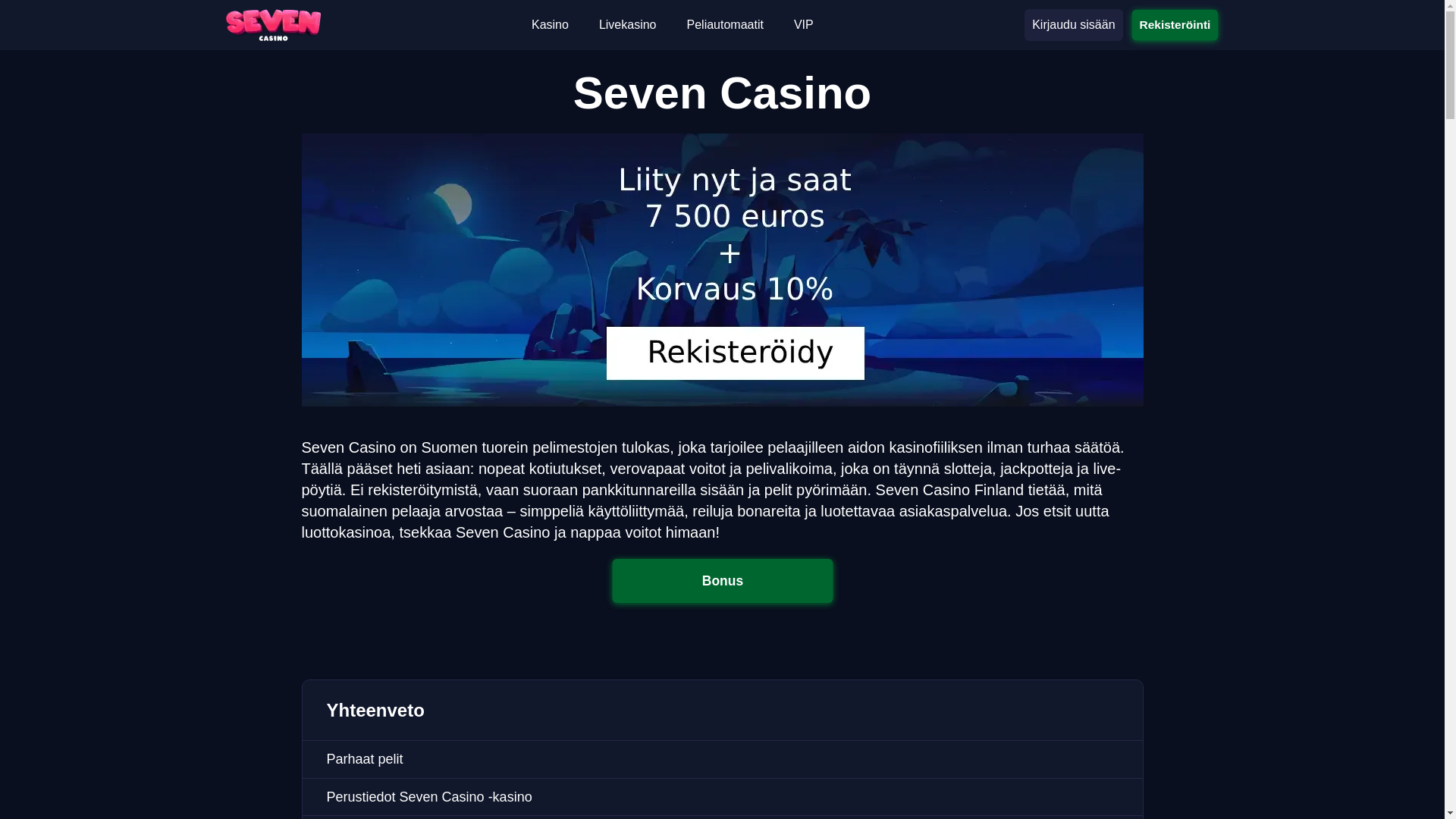 website screenshot of https://seven-casino-fi-5402.pages.dev/