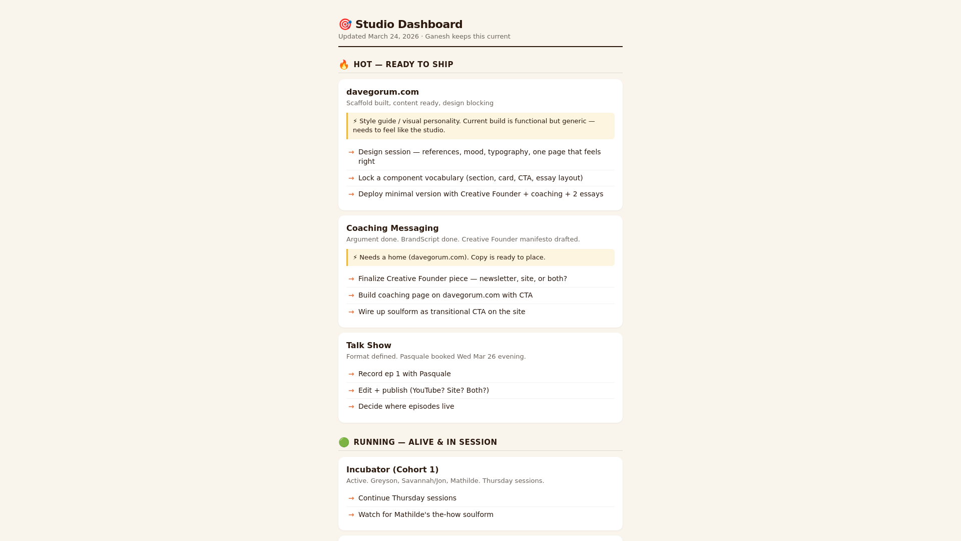 website screenshot of https://studio-dashboard-dl2.pages.dev/