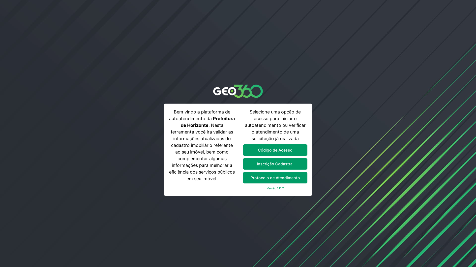 website screenshot of https://atendimento-horizonte.pages.dev/