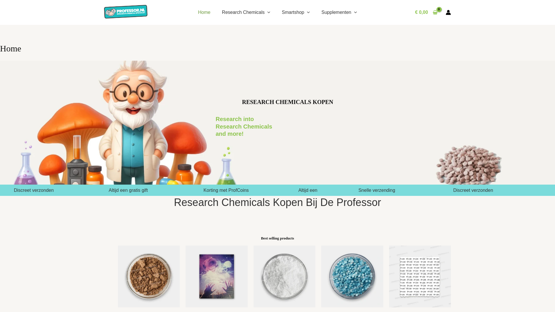 website screenshot of https://professorl.nl/