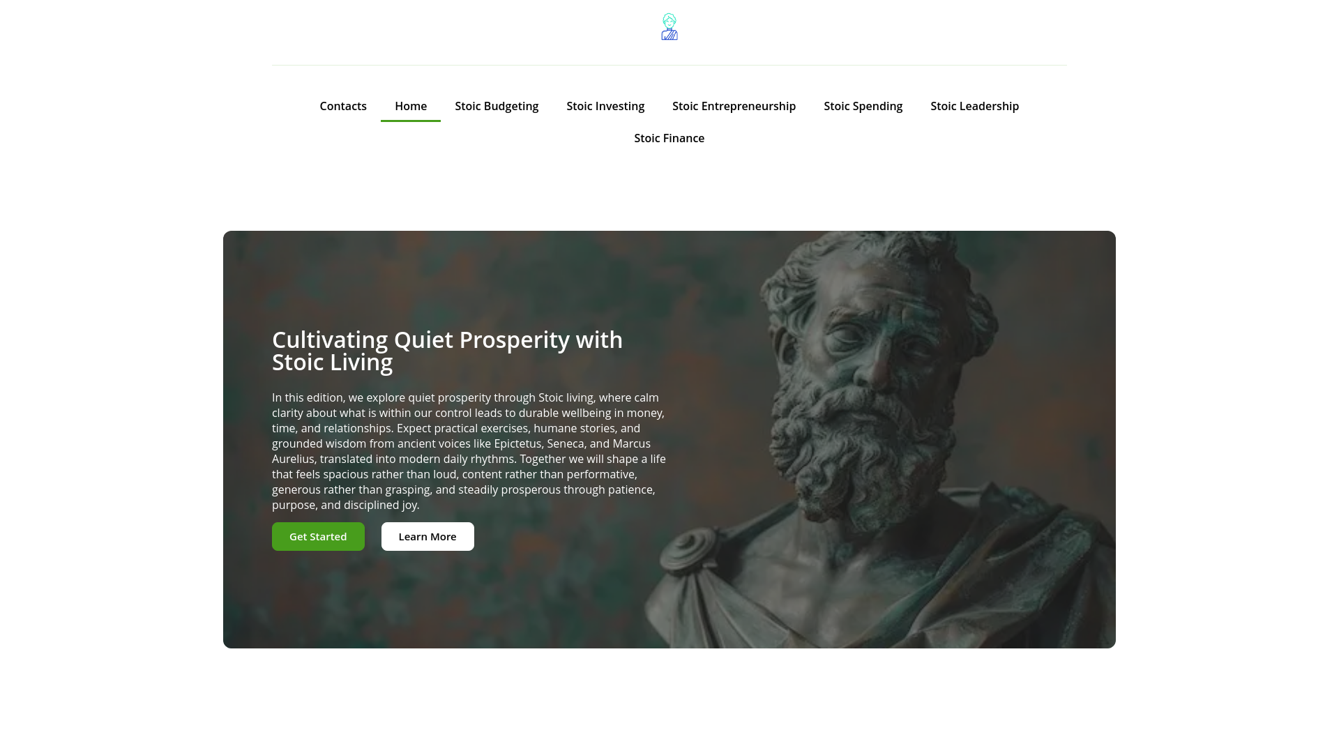 website screenshot of https://karosanolento.life/