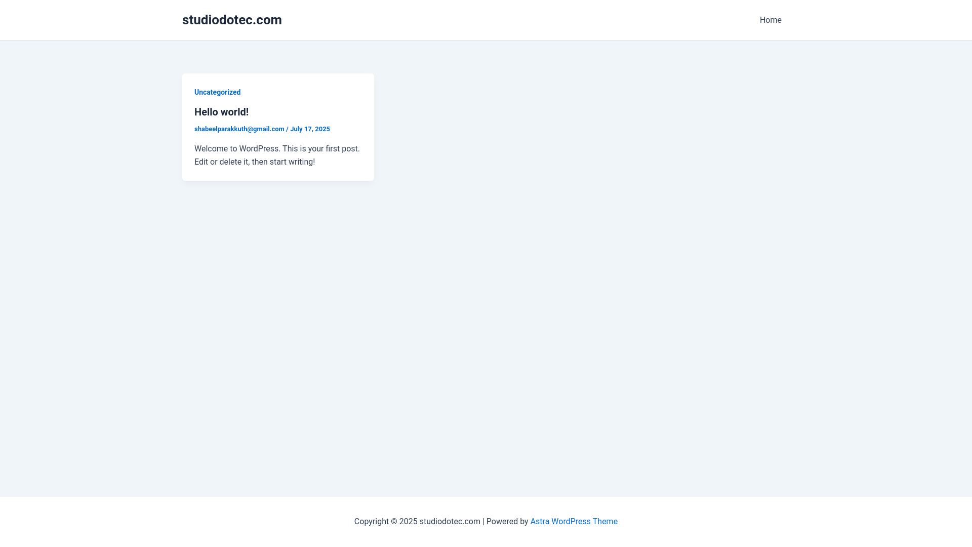website screenshot of https://studiodotec.com/