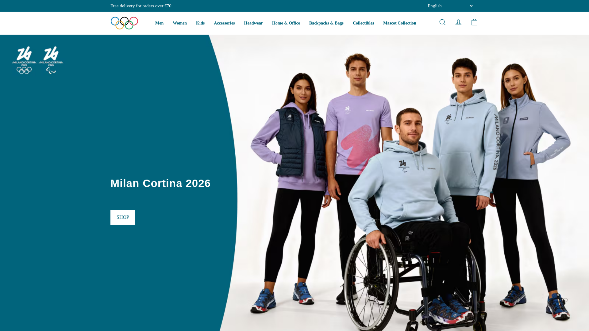 website screenshot of http://milanocortinaolympics2026.pro/
