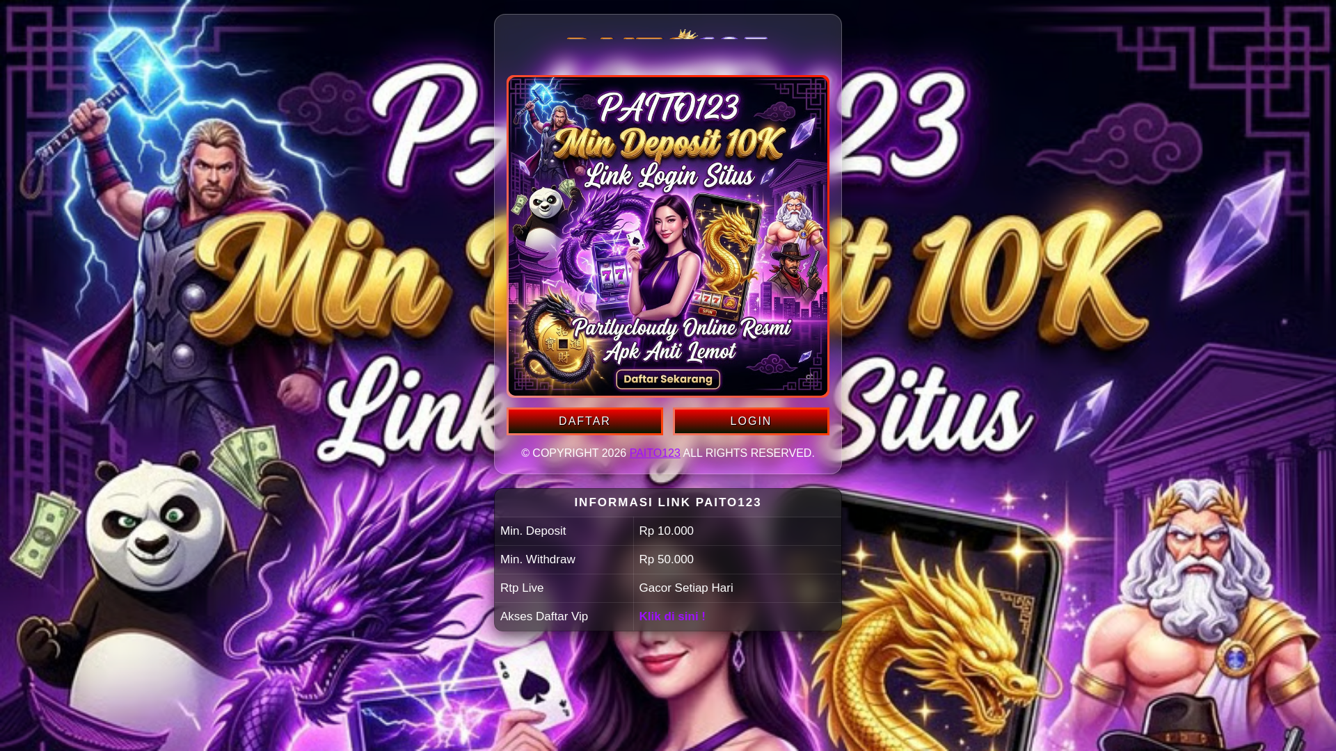 website screenshot of https://partlycloudy-paito123.pages.dev/