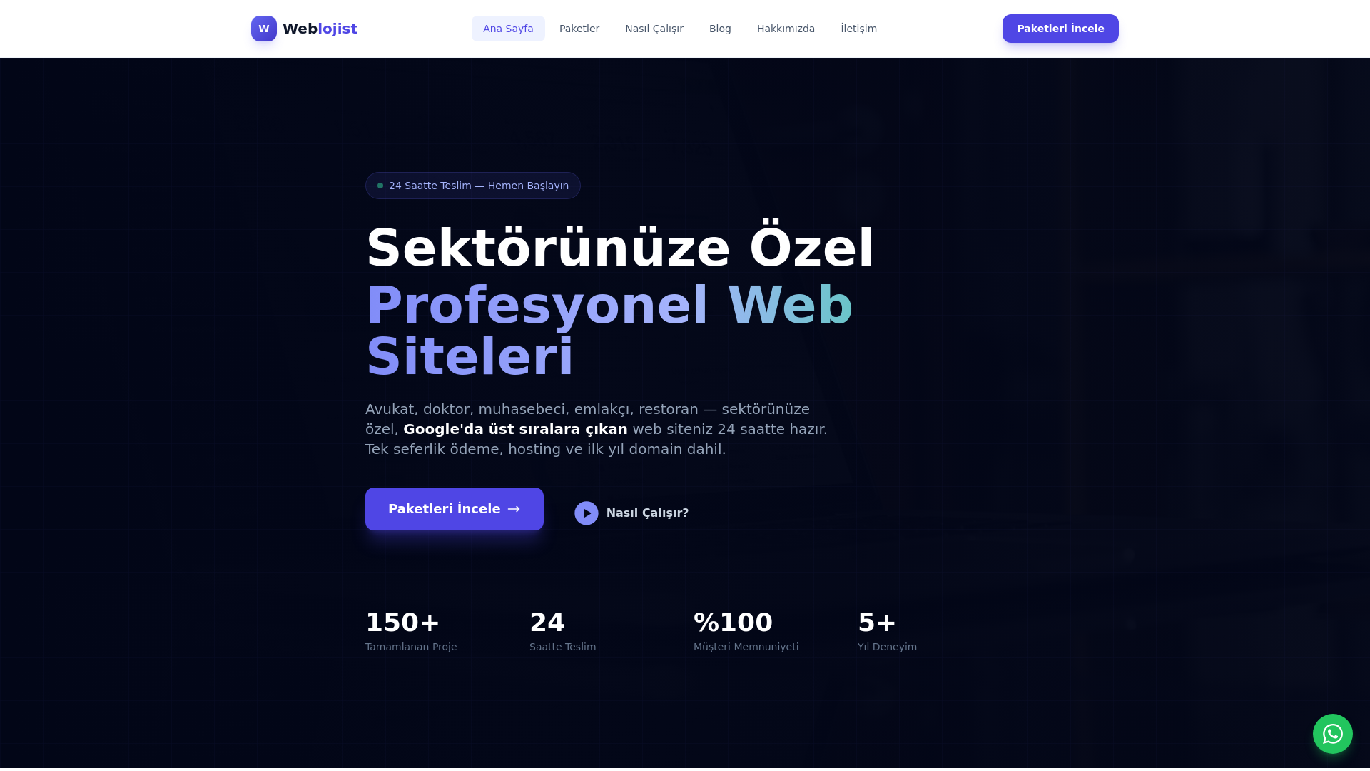 website screenshot of https://weblojist.pages.dev/
