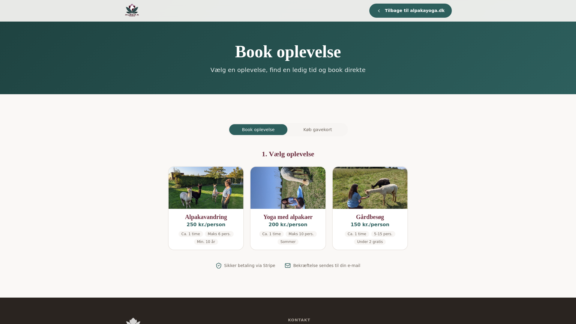 website screenshot of https://alpaka-booking.pages.dev/