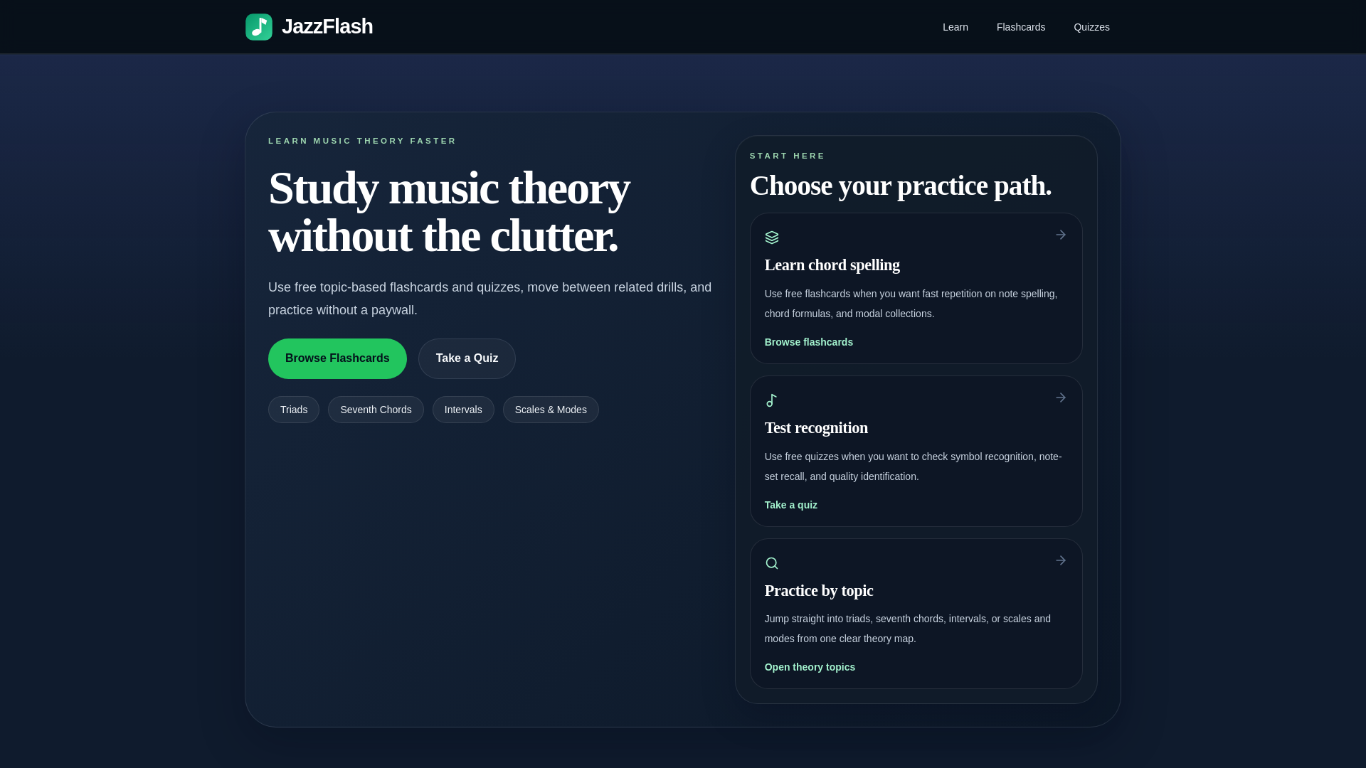 website screenshot of https://jazzflash-com.pages.dev/