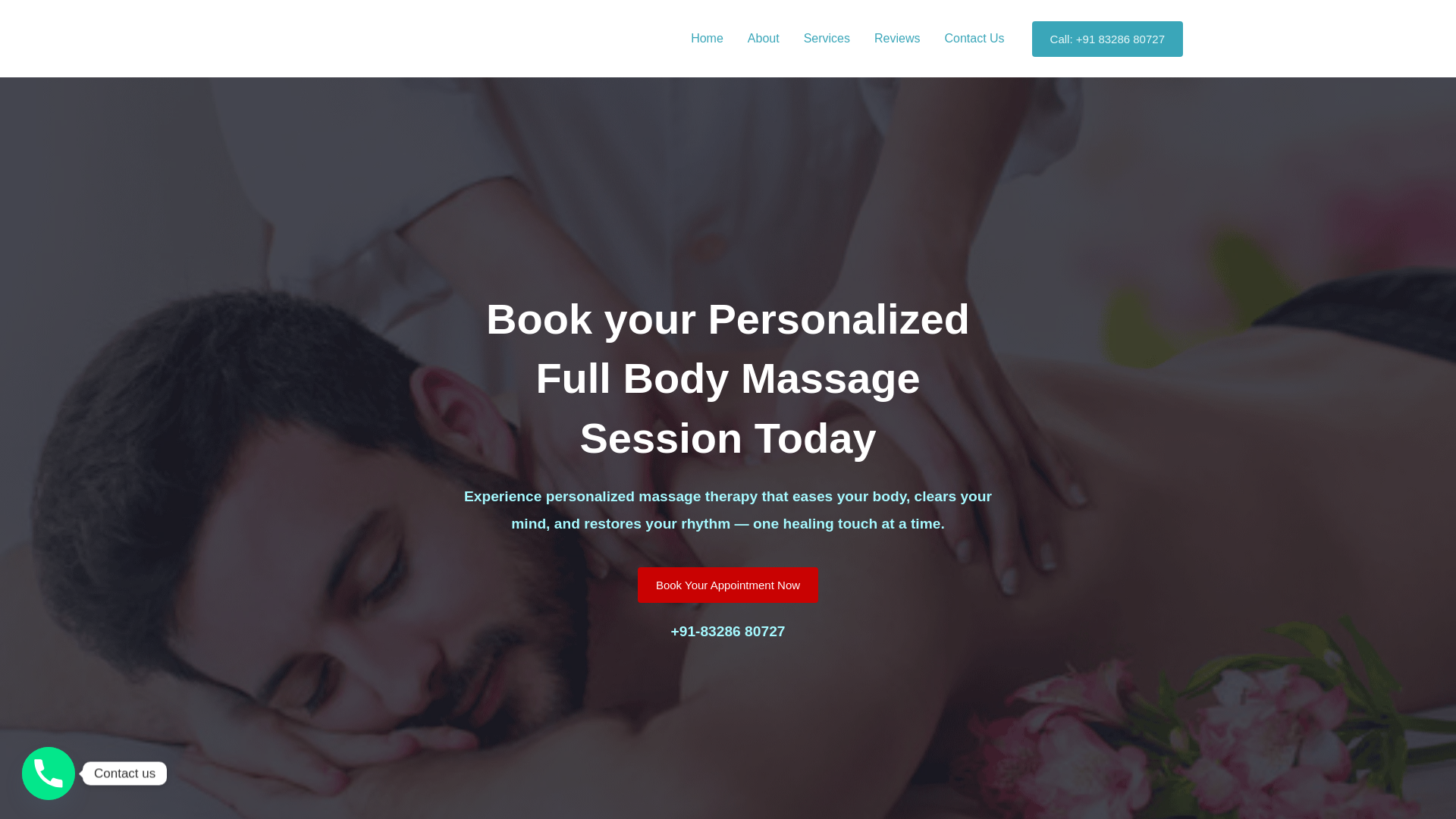 website screenshot of https://maplespahyderabad.com/