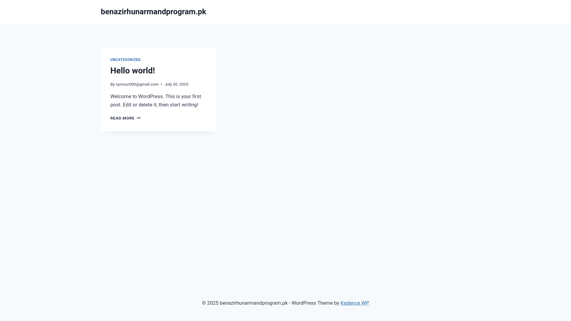 website screenshot of https://benazirhunarmandprogram.pk/