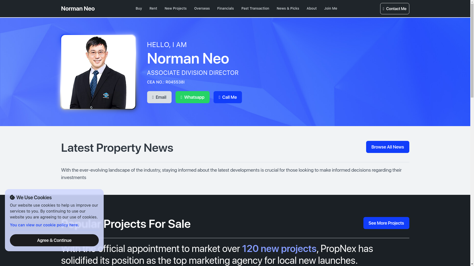 website screenshot of https://preteproperty.com/