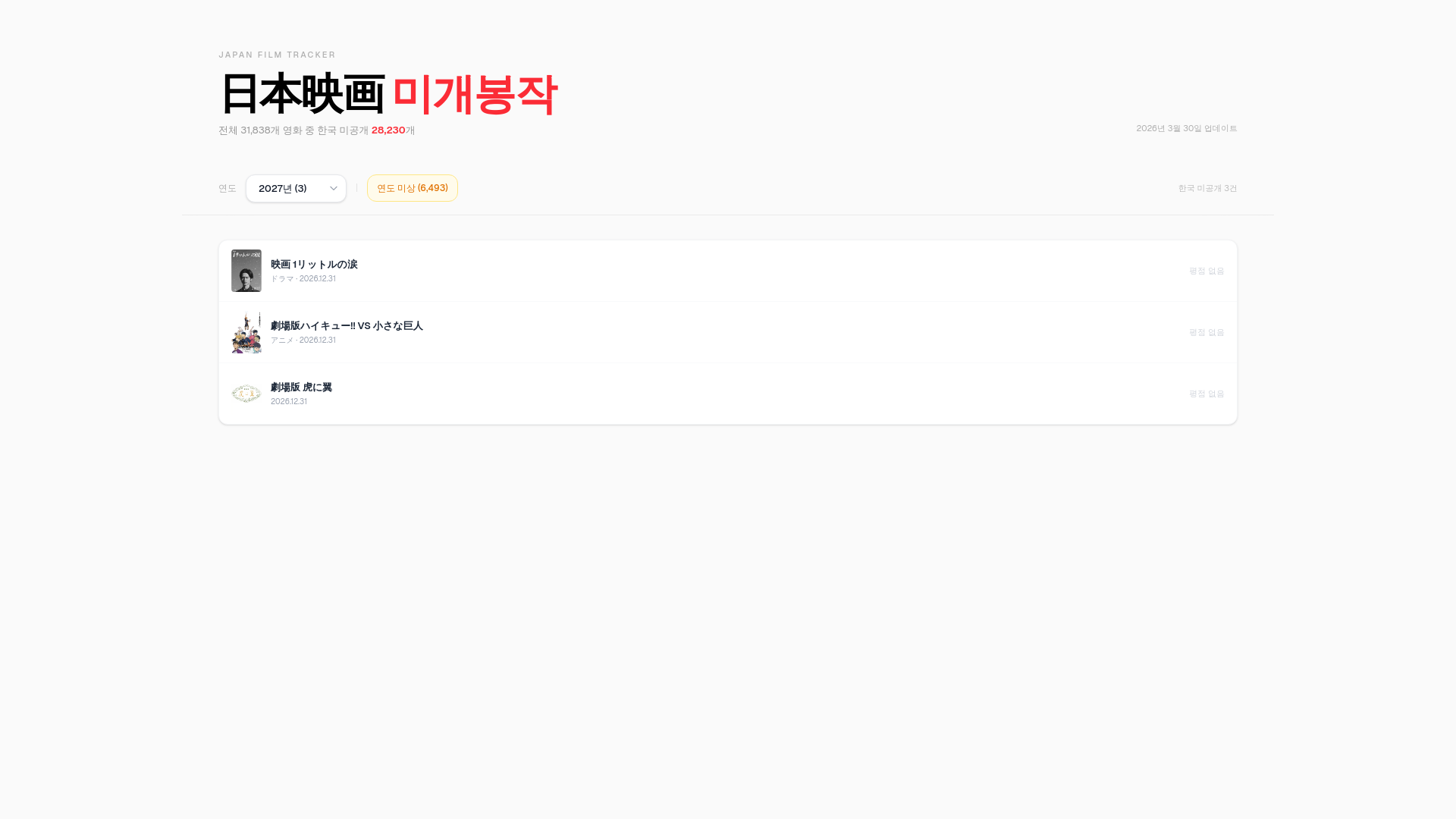 website screenshot of https://japan-film-tracker.pages.dev/
