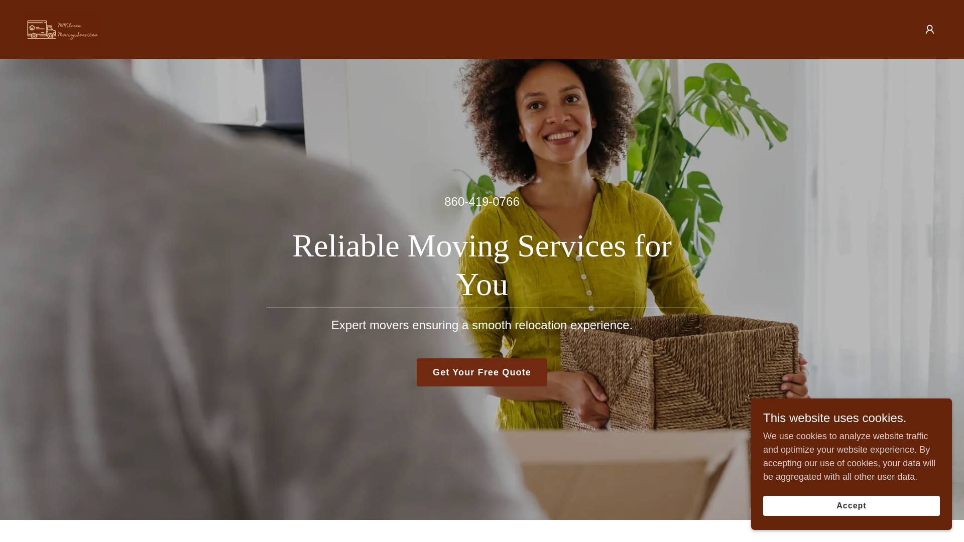 website screenshot of https://mwilmesmovingservices.com/