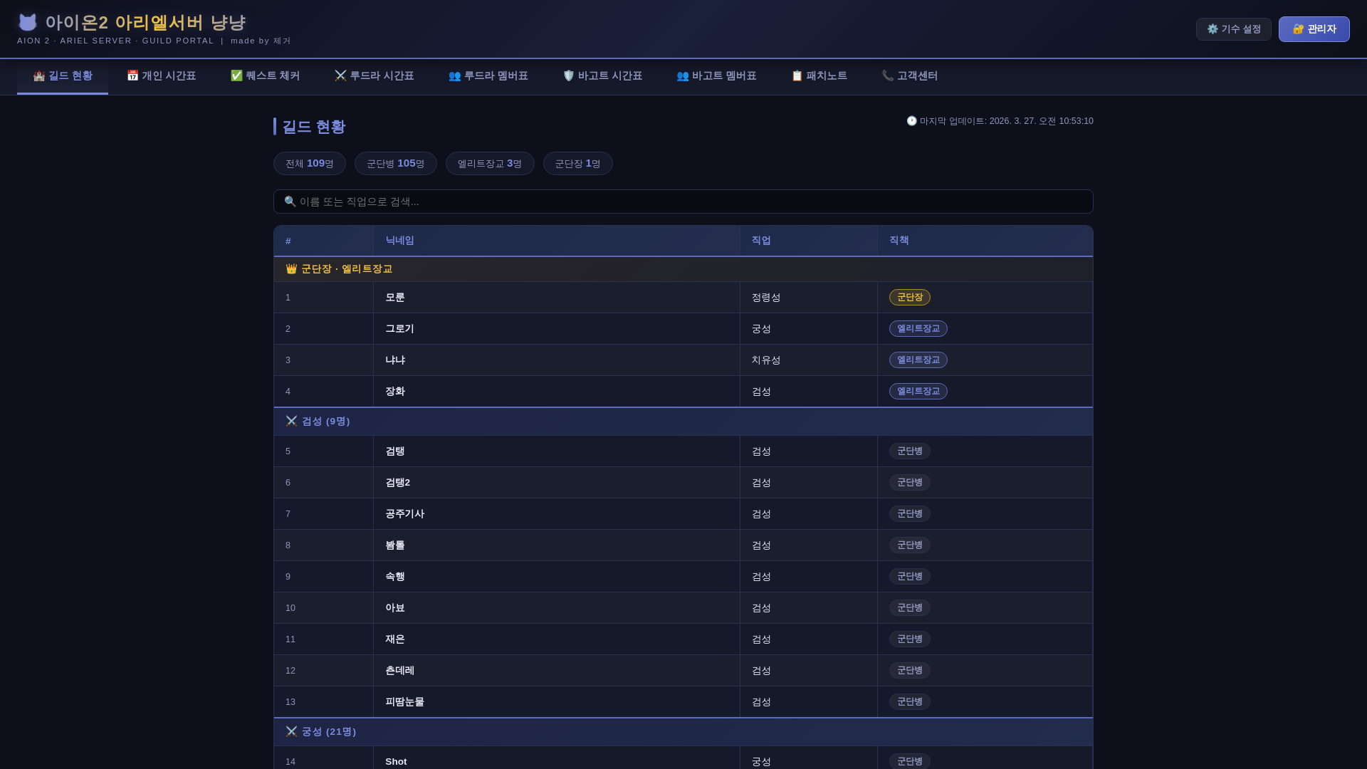 website screenshot of https://nyangnyangaion2.pages.dev/