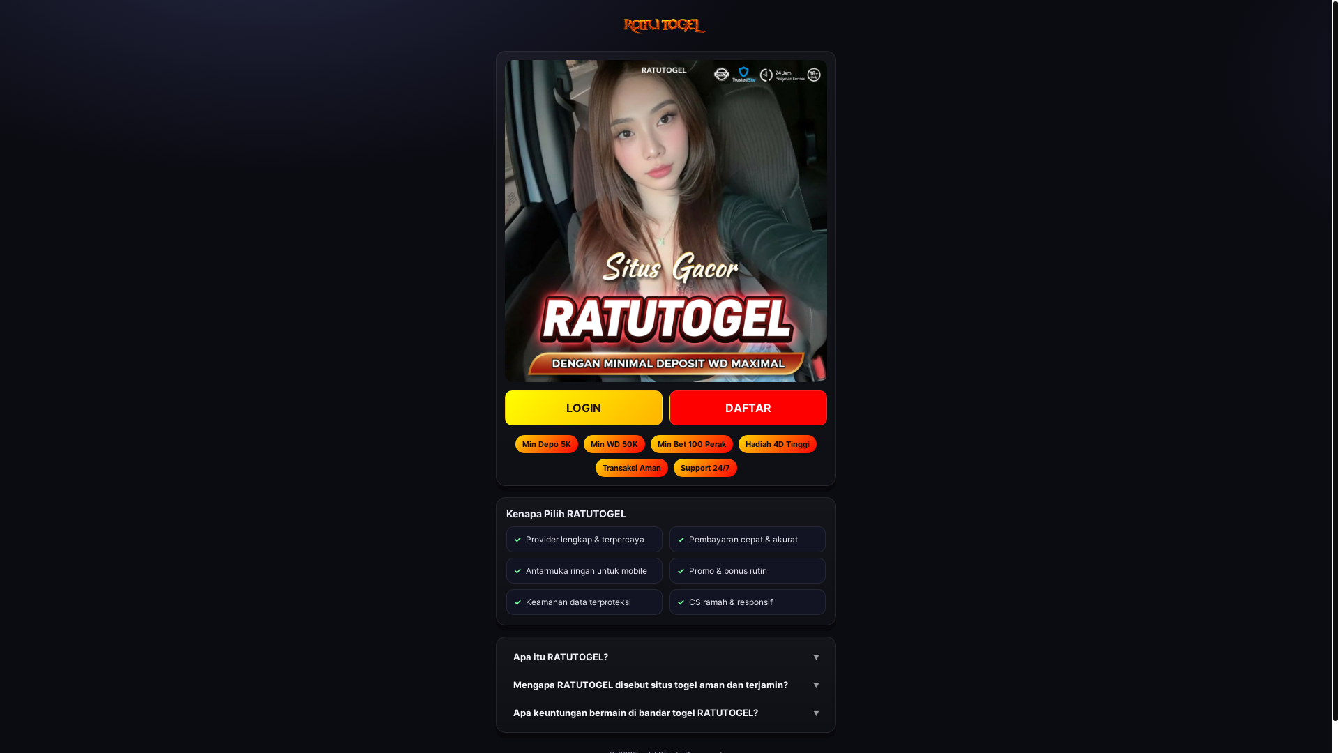 website screenshot of https://ratutogel-merah.pages.dev/