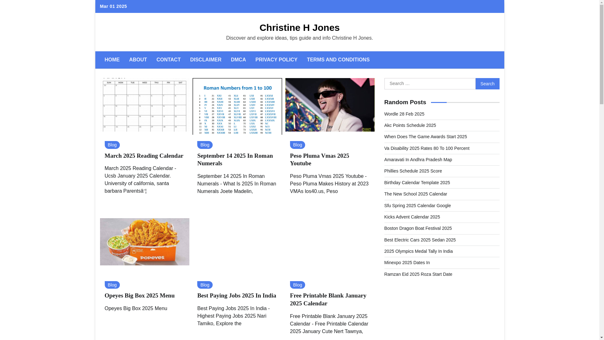 website screenshot of https://christinehjonesr.pages.dev/