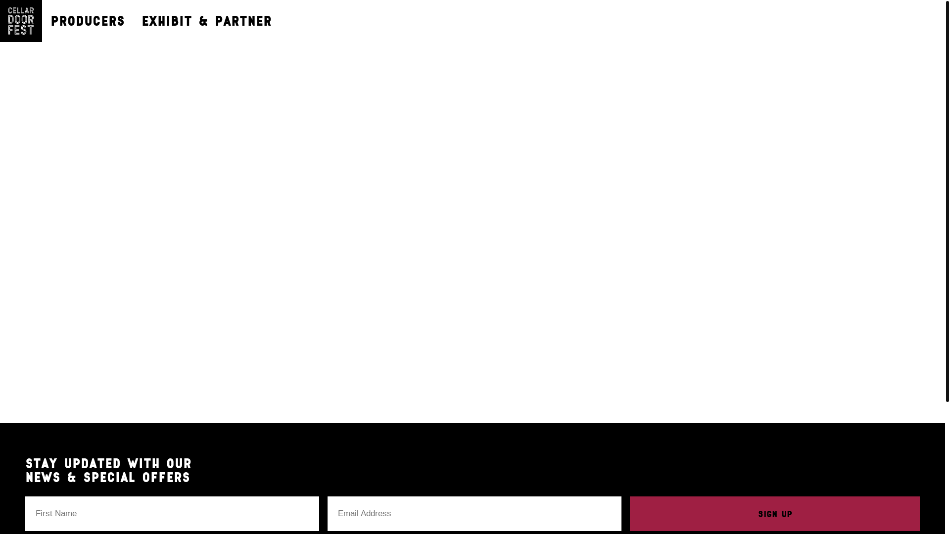 website screenshot of https://cellardoorfest.net.au/