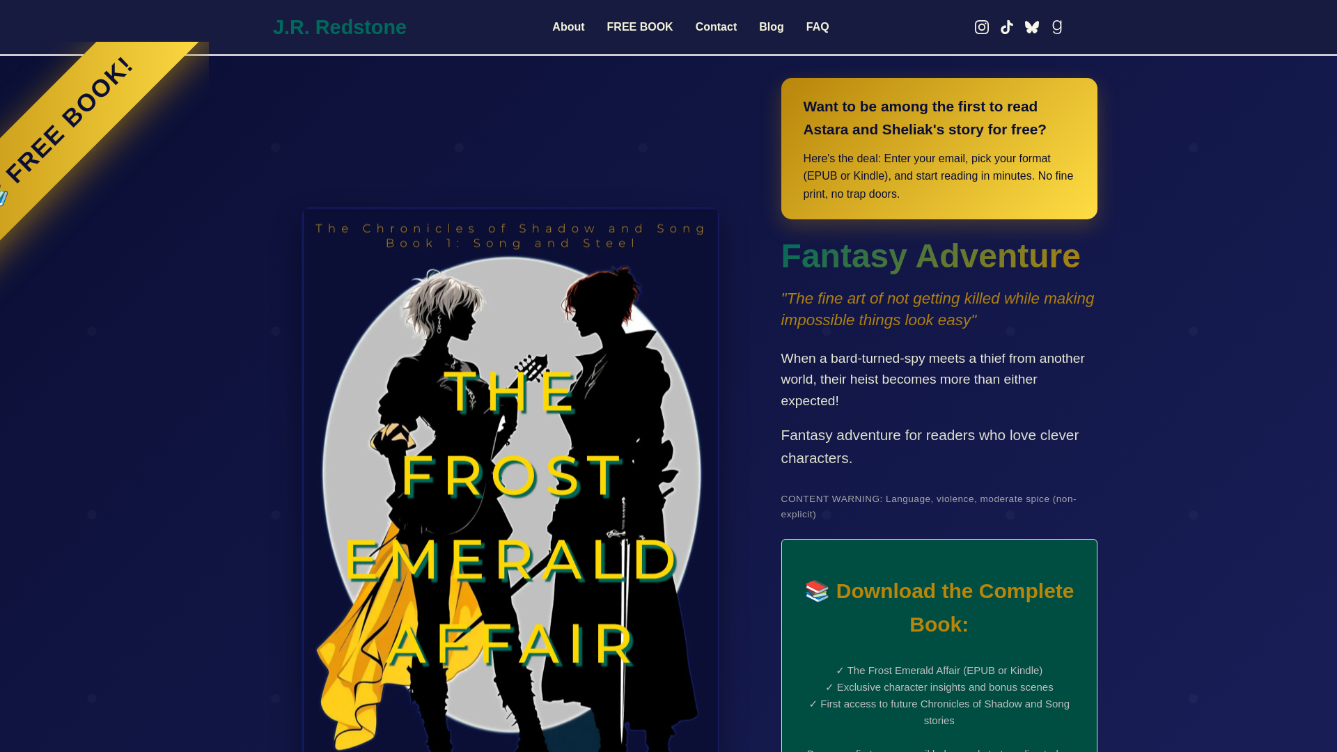 website screenshot of https://jrredstone-site.pages.dev/