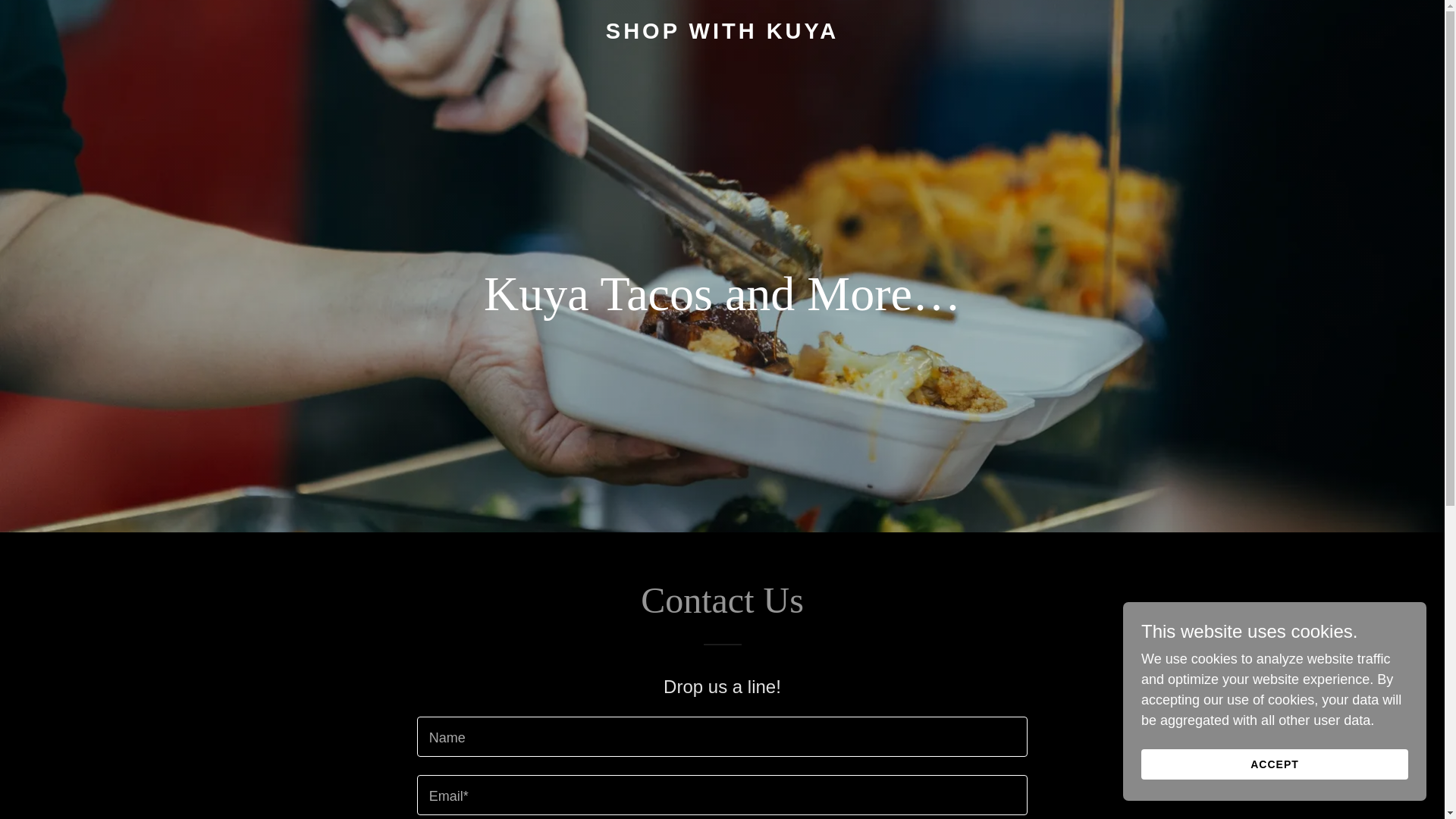 website screenshot of https://shopwithkuya.com/