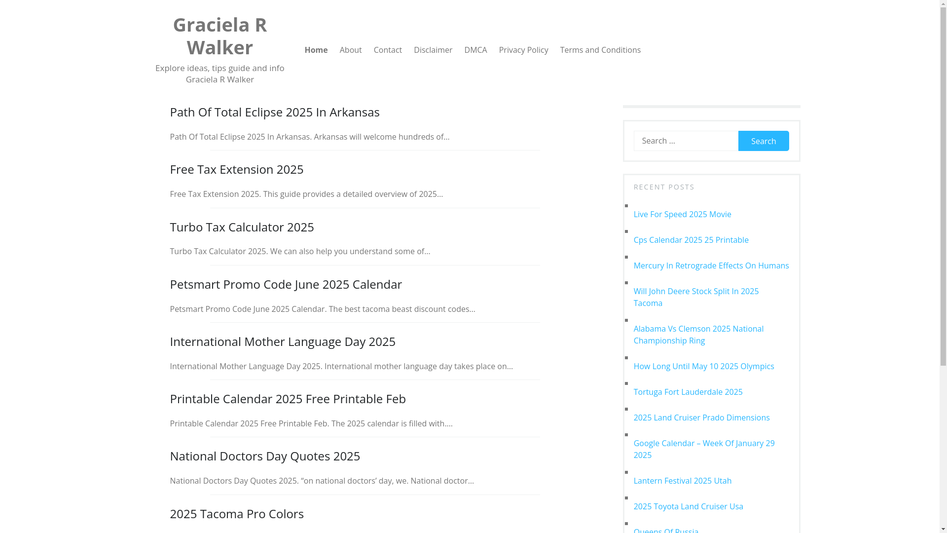 website screenshot of https://gracielarwalkero.pages.dev/