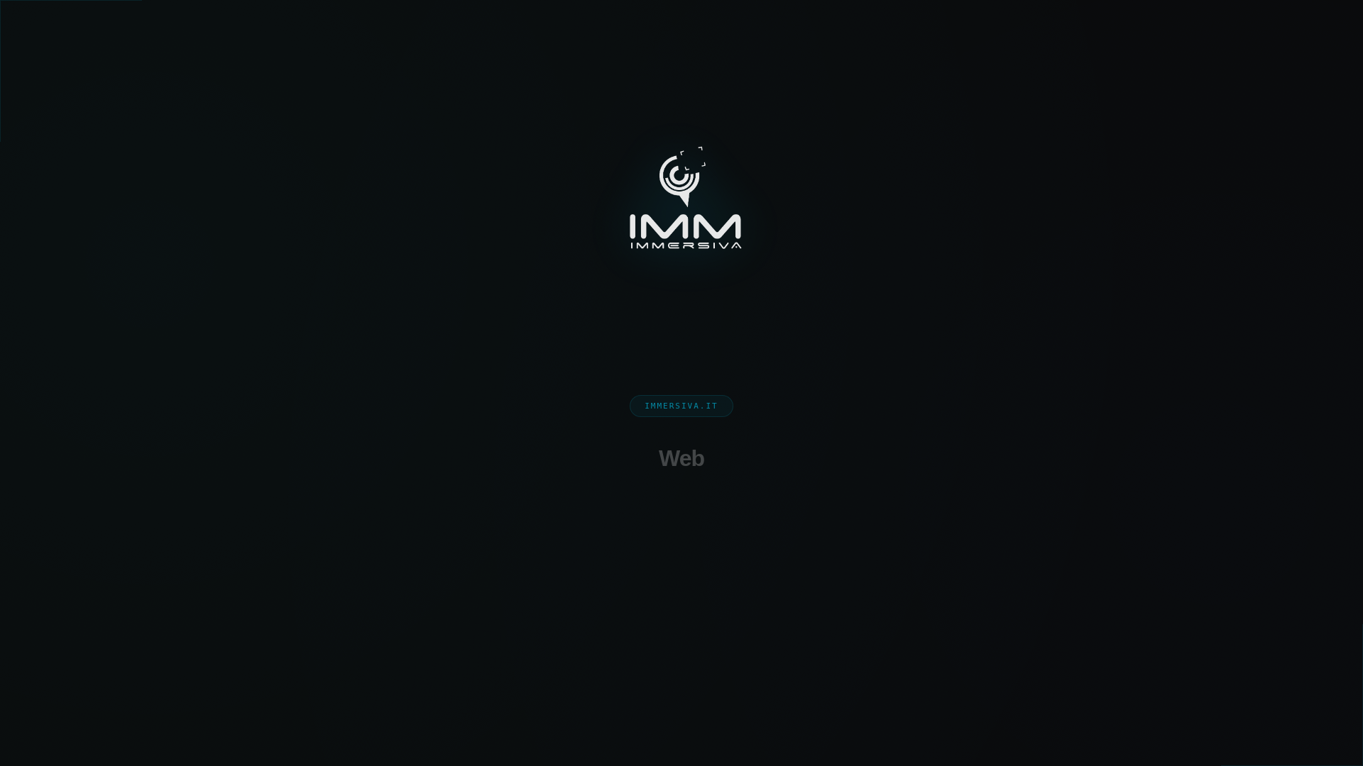 website screenshot of https://immersiva.it