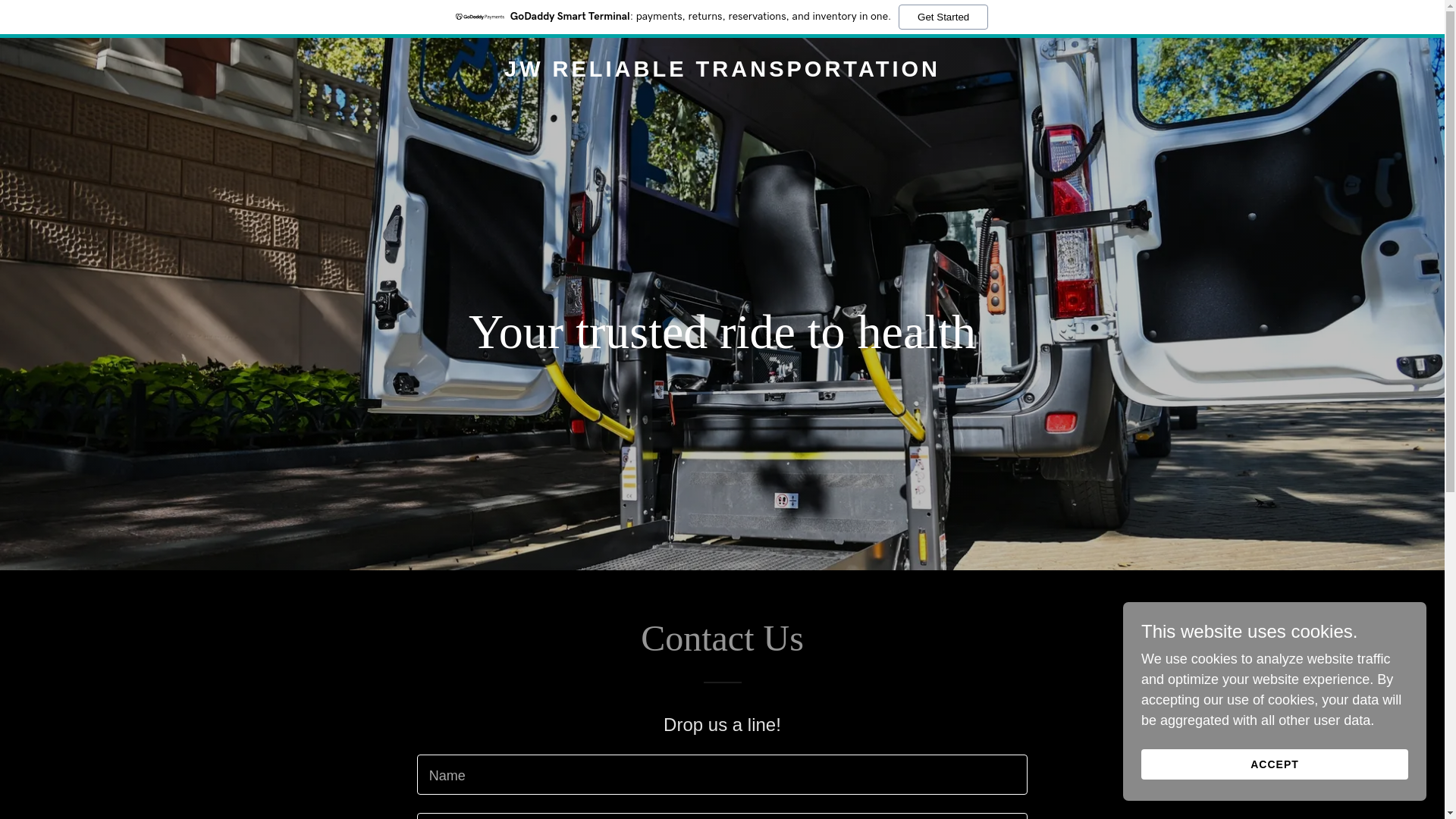 website screenshot of https://jwreliabletransportation.org/