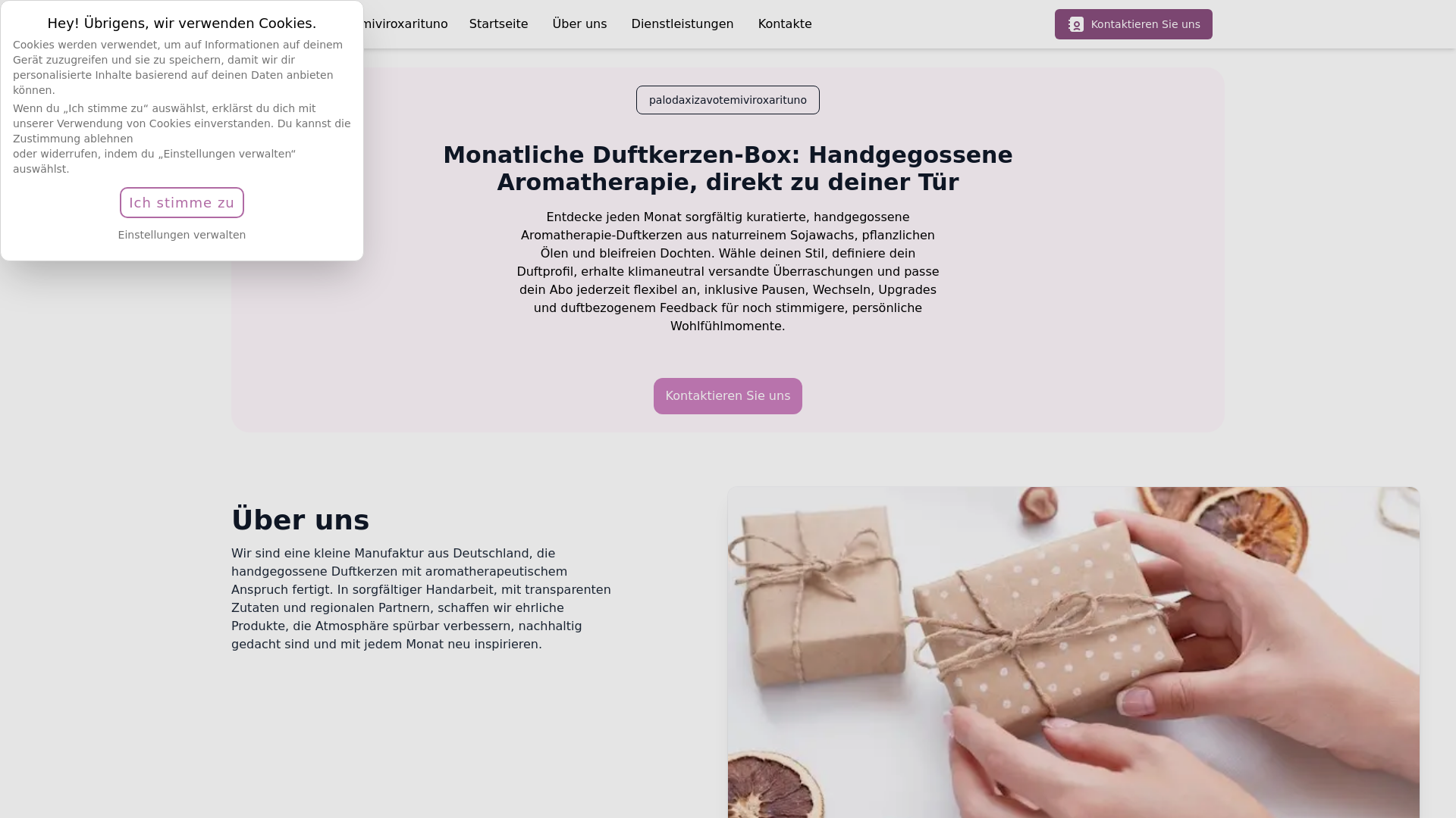 website screenshot of https://palodaxizavotemiviroxarituno.click/