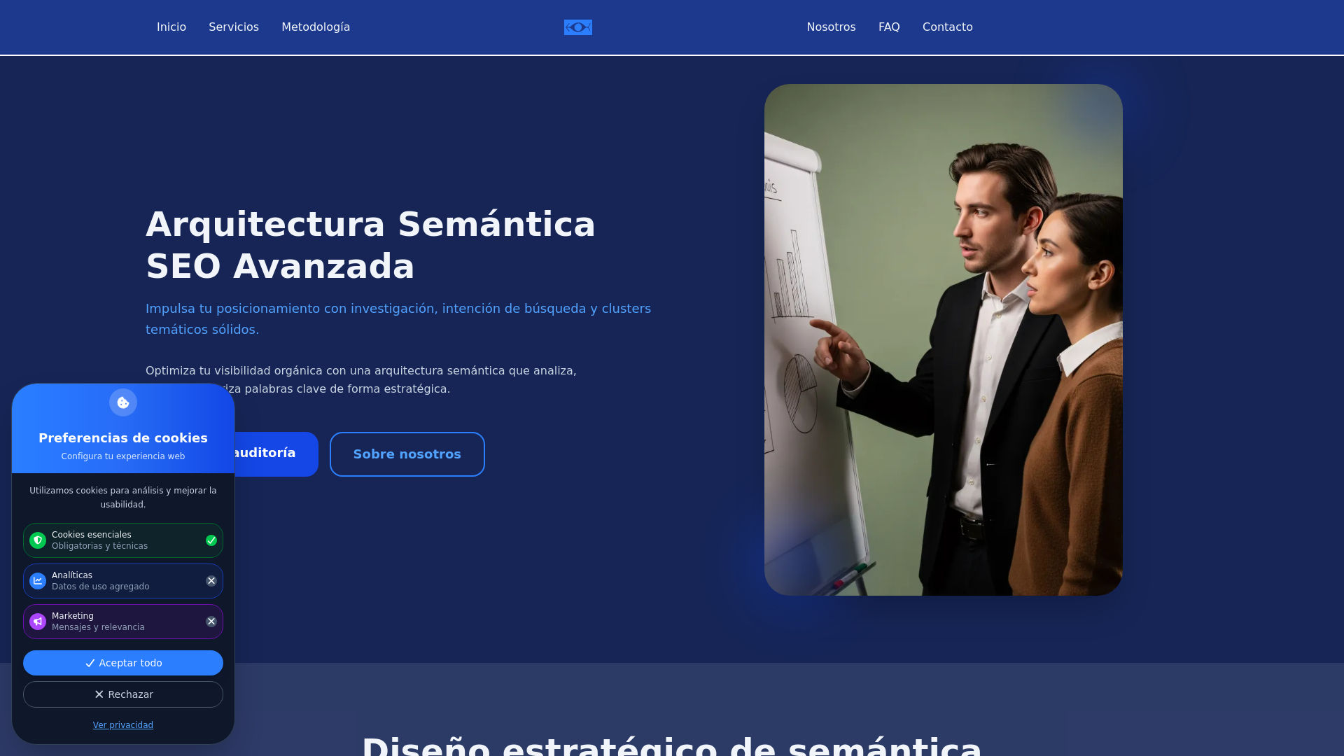 website screenshot of https://xenovariquel.com/