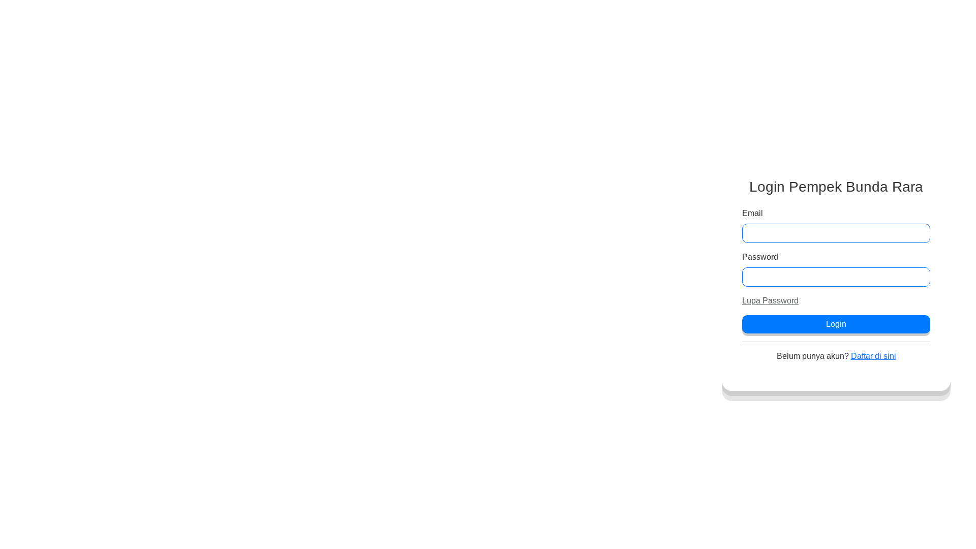 website screenshot of https://pempekbundarara.my.id/