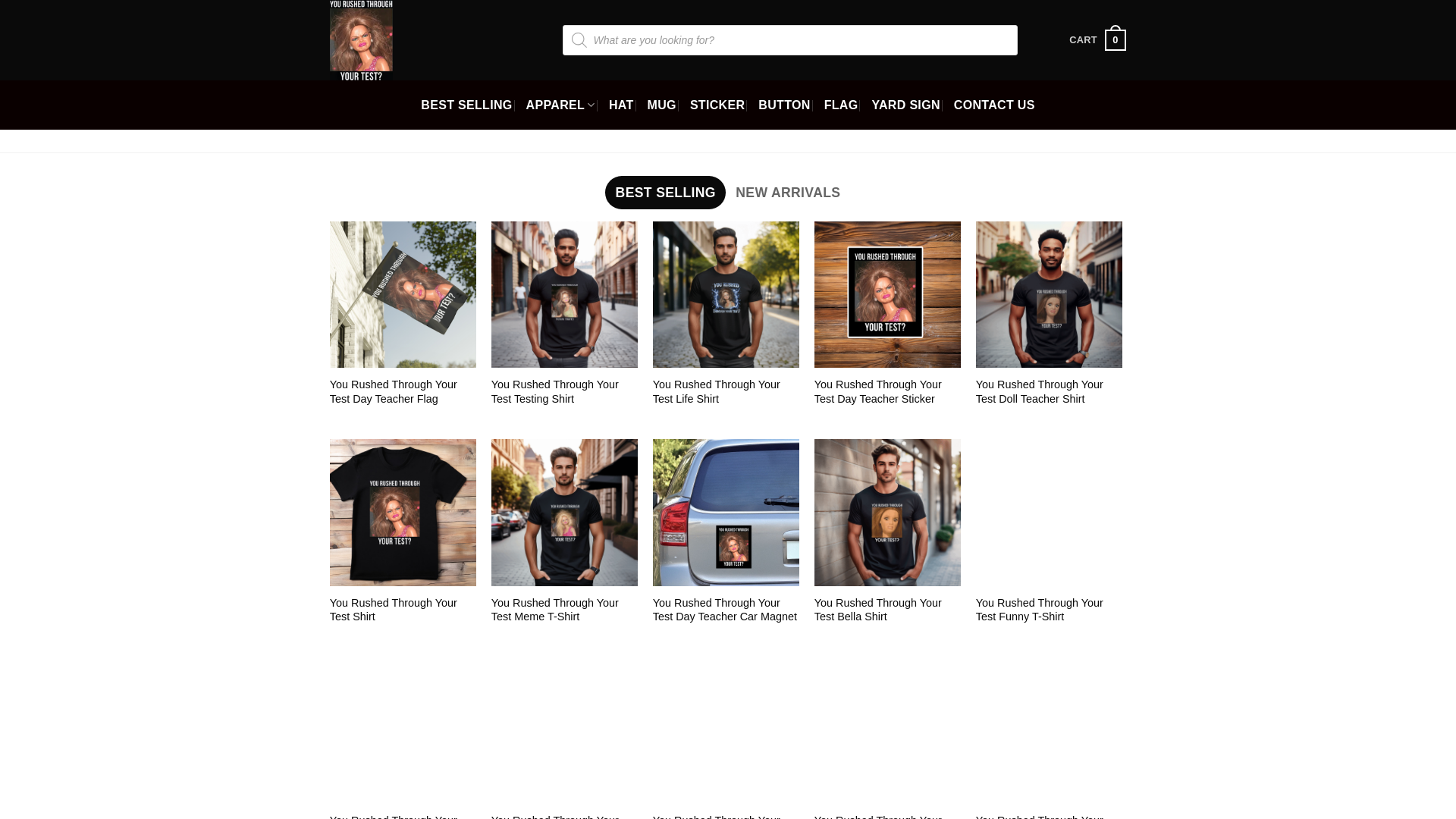 website screenshot of https://testdayteacher.store