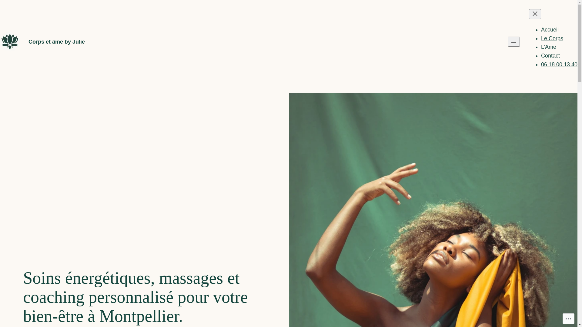 website screenshot of https://corpsetamebyjulie.blog/