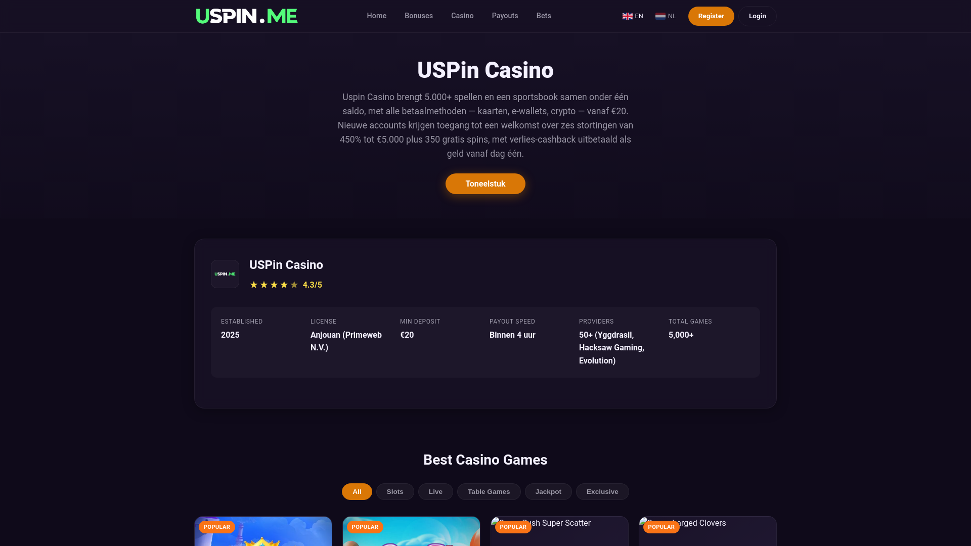 website screenshot of https://uspin-nl-6.pages.dev/