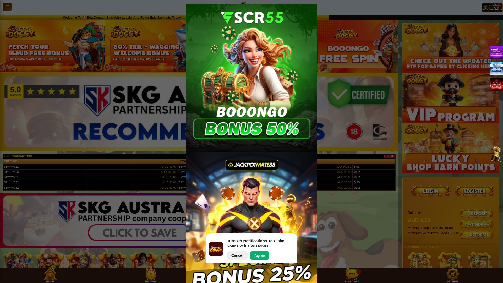 website screenshot of https://betsdoggy.sbs/