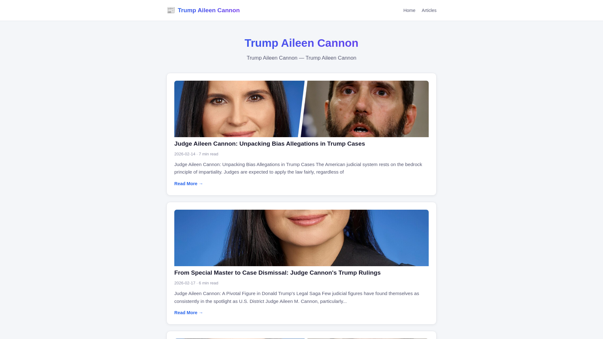 website screenshot of https://trump-aileen-cannon.pages.dev/
