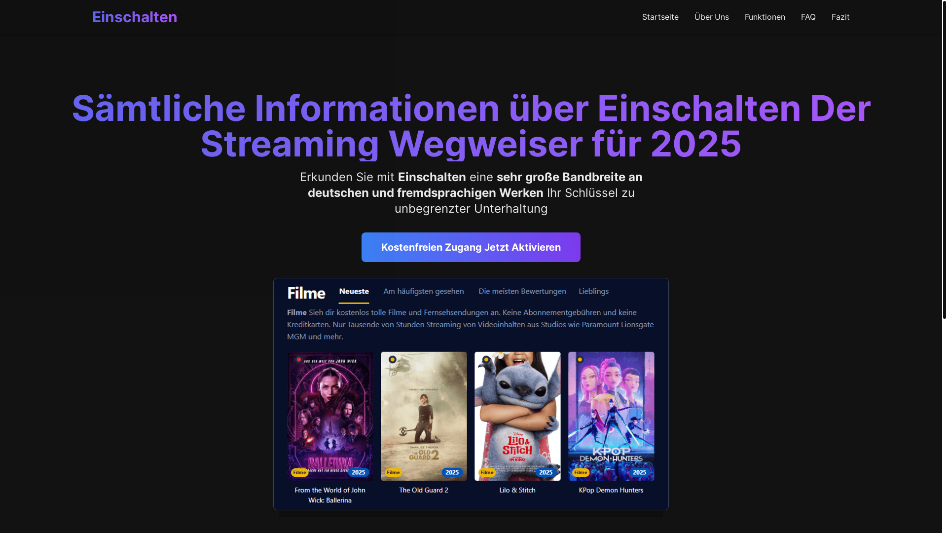 website screenshot of https://einschalten-vrvc.pages.dev/