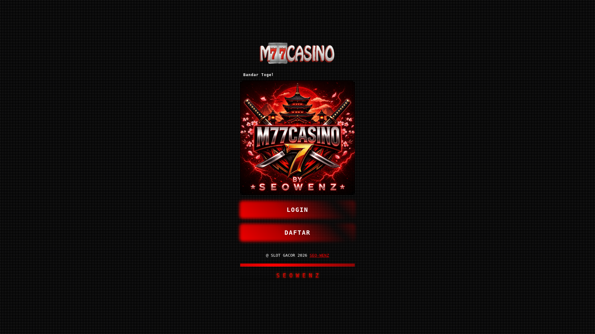 website screenshot of https://m77casino-situs-slot-resmi-2.pages.dev/