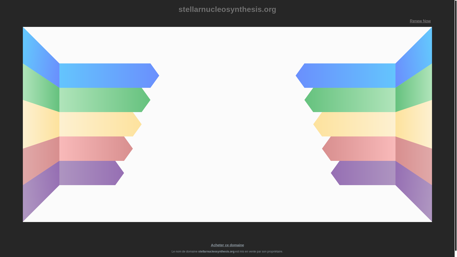 website screenshot of https://stellarnucleosynthesis.org/