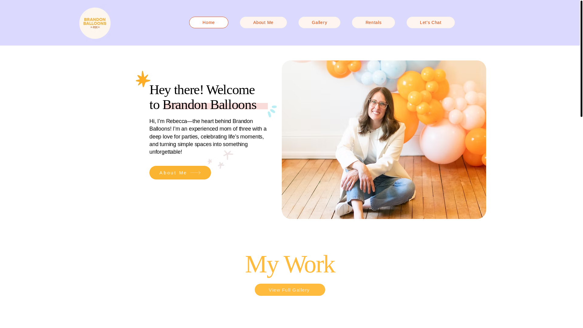 website screenshot of https://brandonballoons.ca/