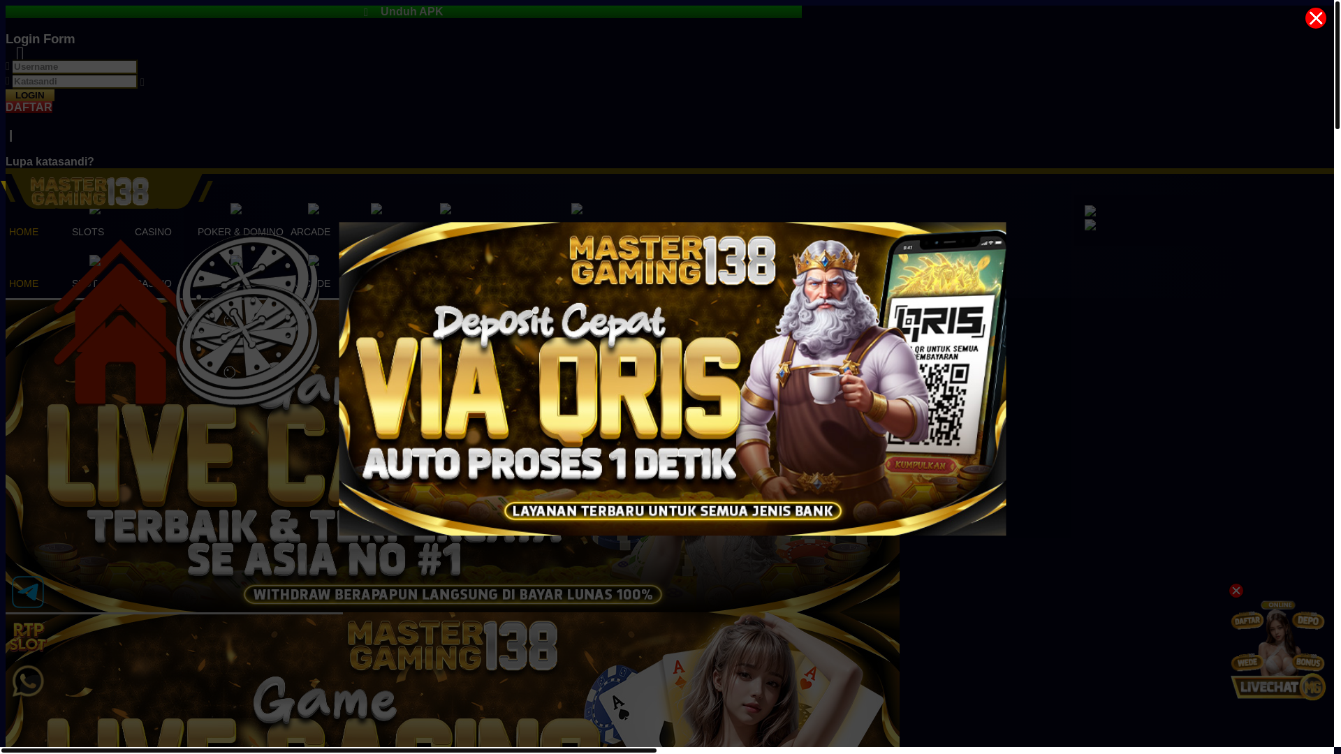 website screenshot of https://masterg138.net/