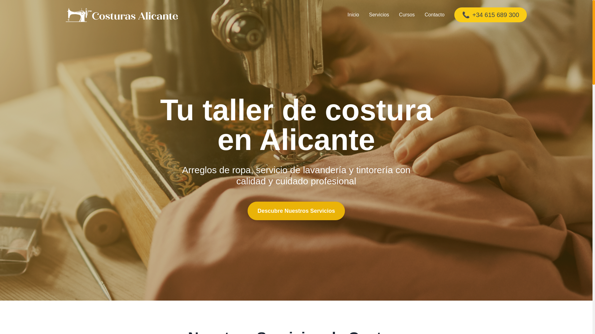 website screenshot of https://costuras-alicante.pages.dev/