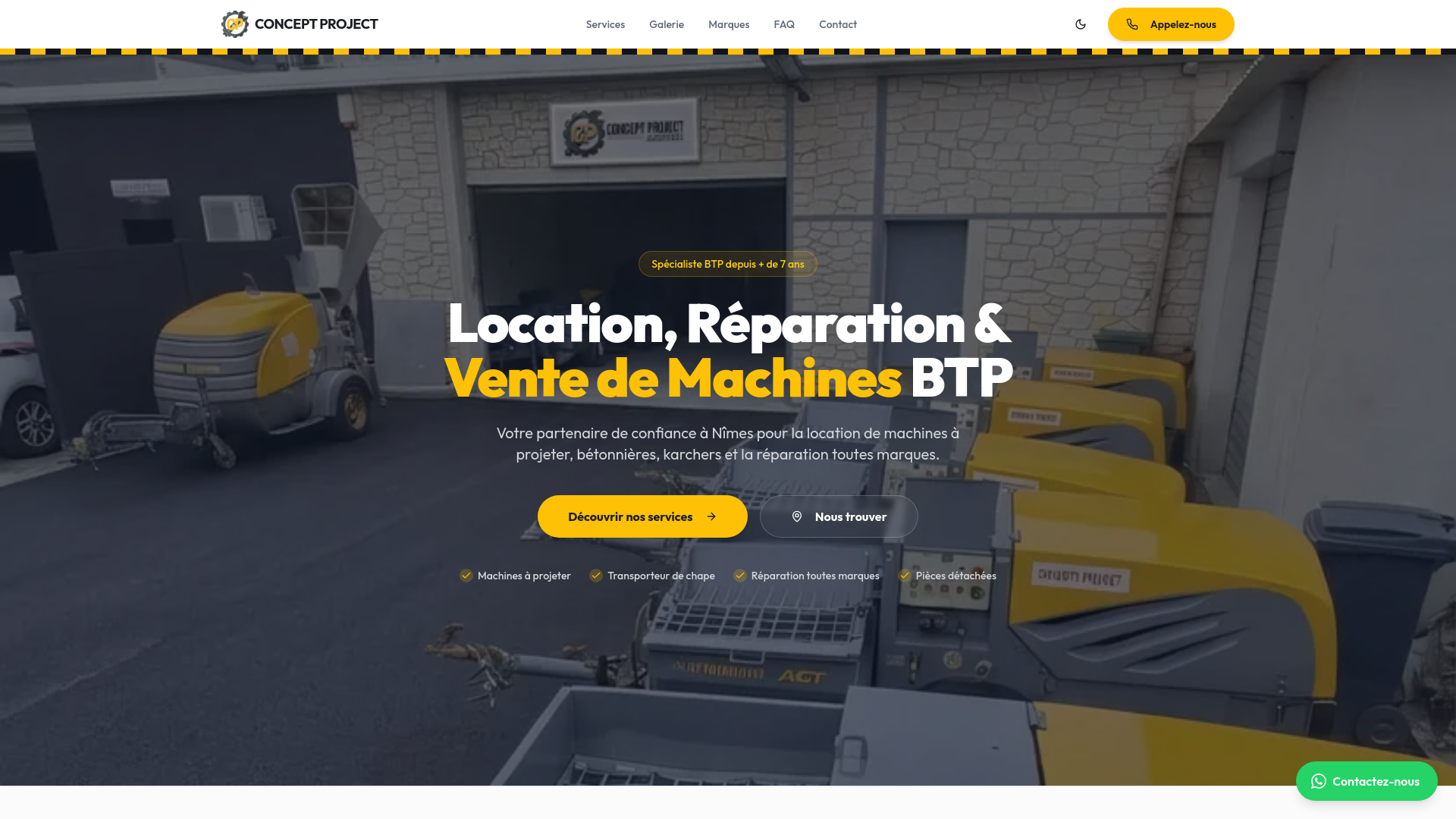 website screenshot of https://conceptproject.top/