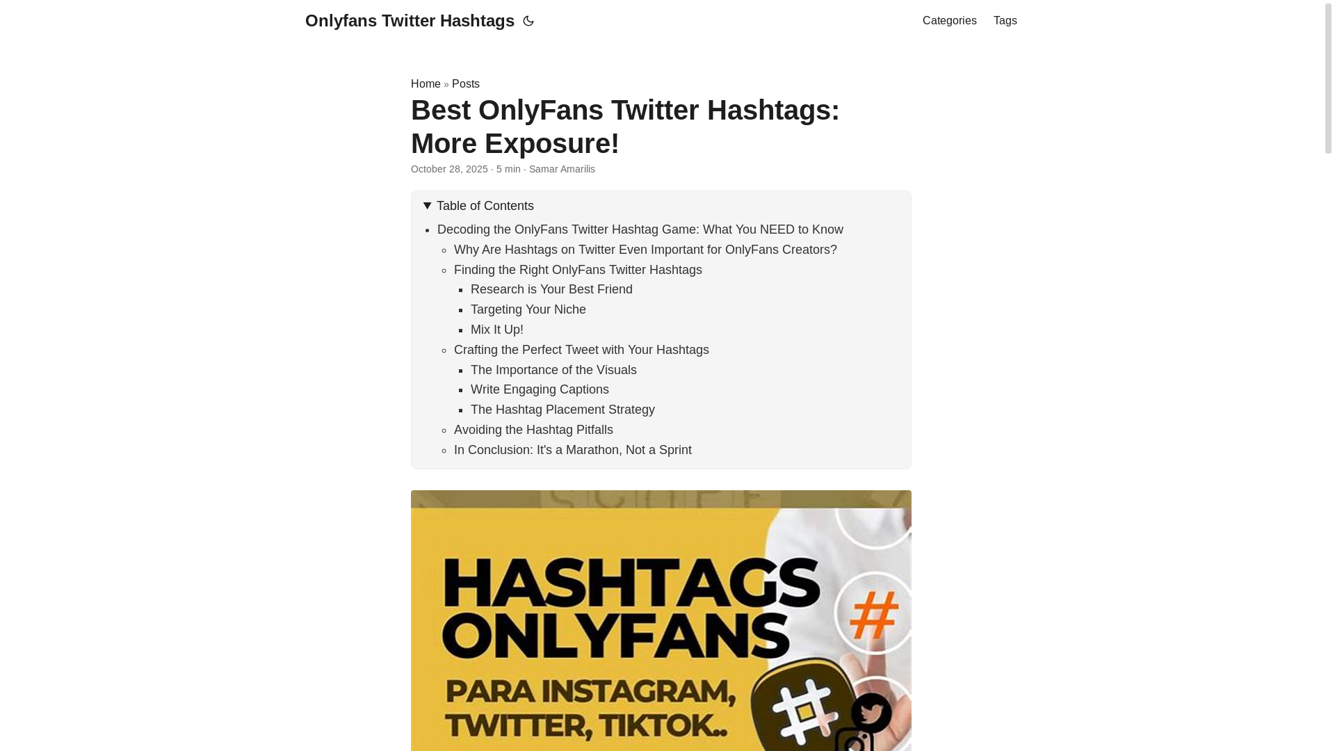 website screenshot of https://onlyfans-twitter-hashtags.pages.dev/