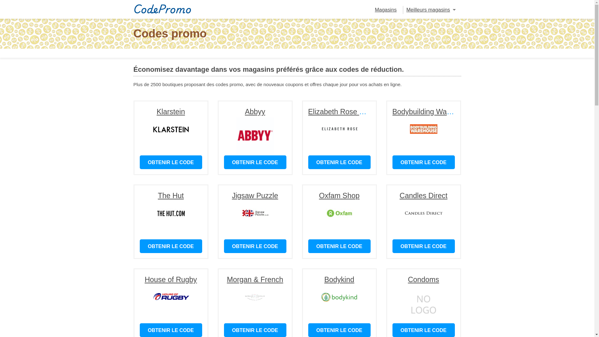 website screenshot of https://codesdereduction.com/