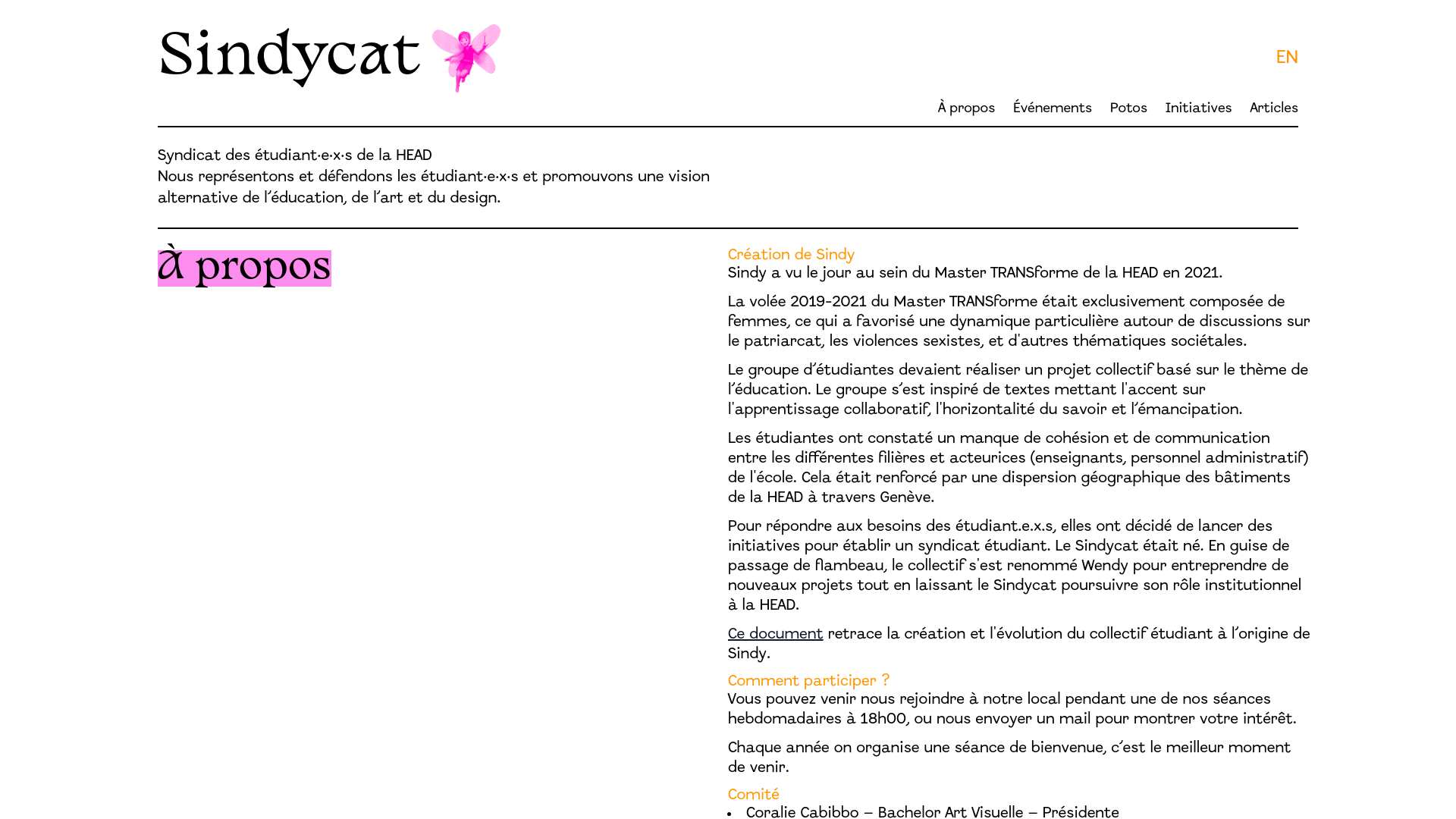 website screenshot of https://sindycat-site.pages.dev/