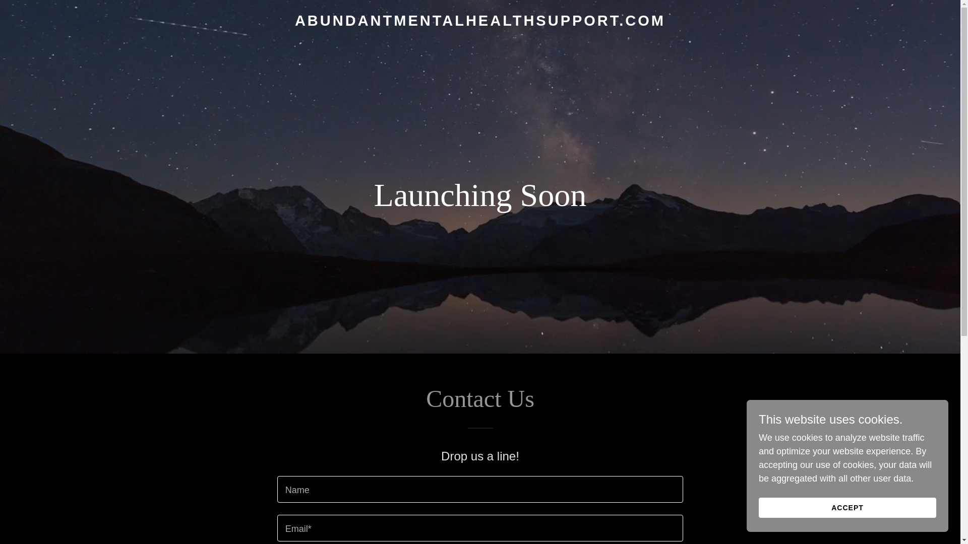 website screenshot of https://abundantmentalhealthsupport.com/