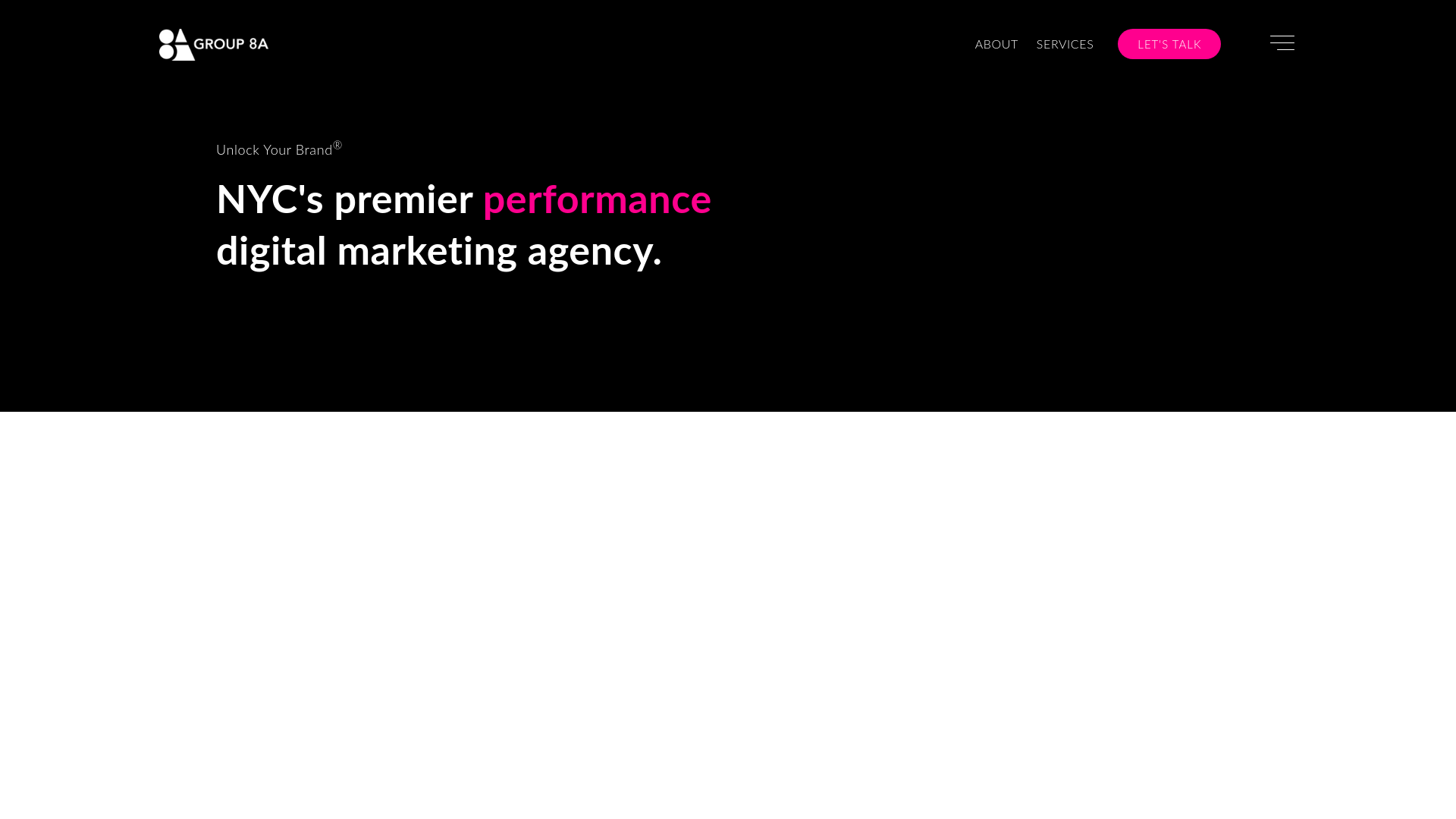 website screenshot of https://foundergroup8a.com/