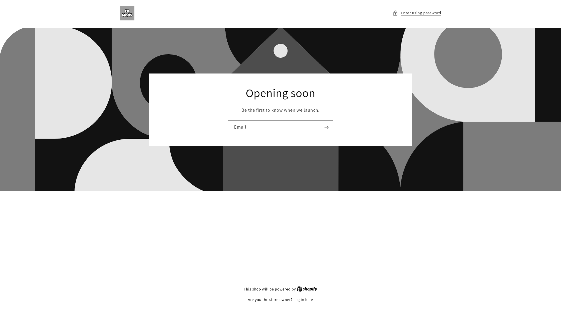 website screenshot of https://ekmods.us/