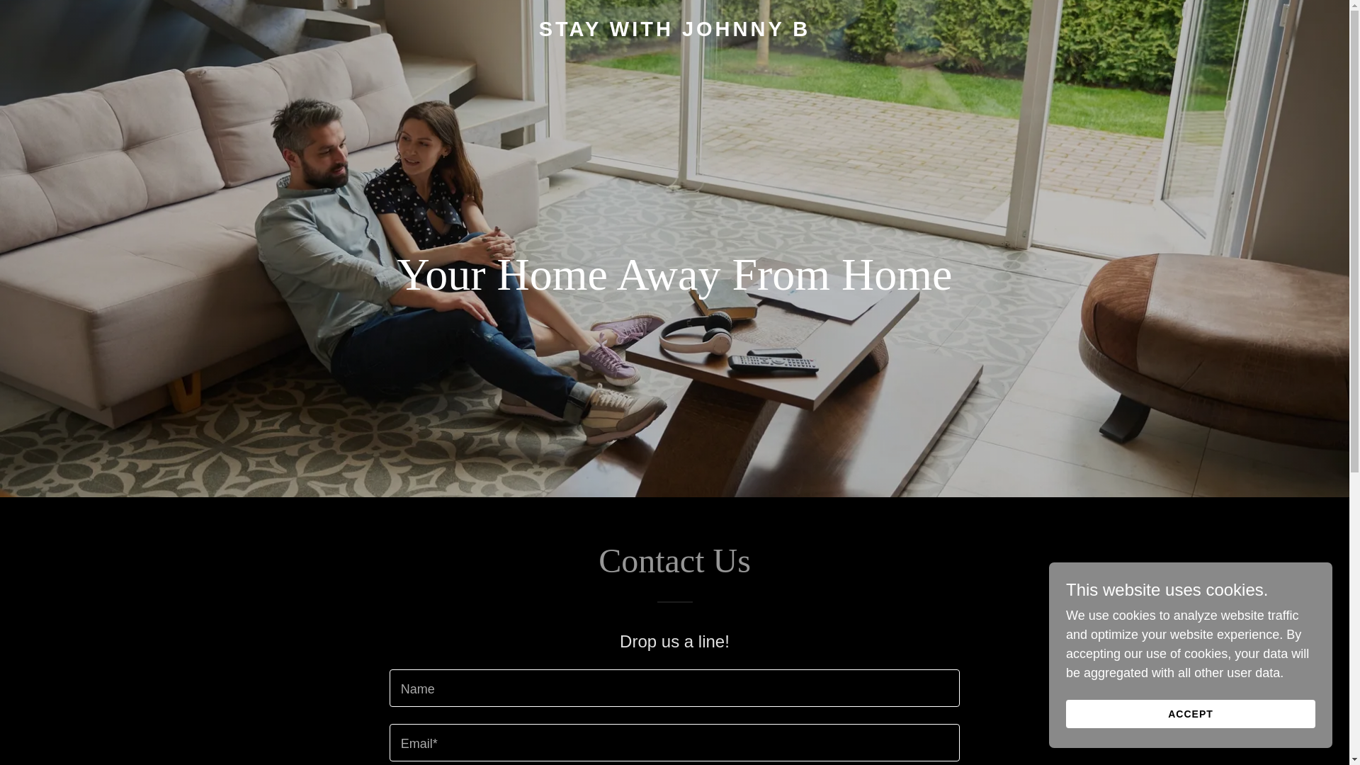 website screenshot of https://staywithjohnnyb.com/