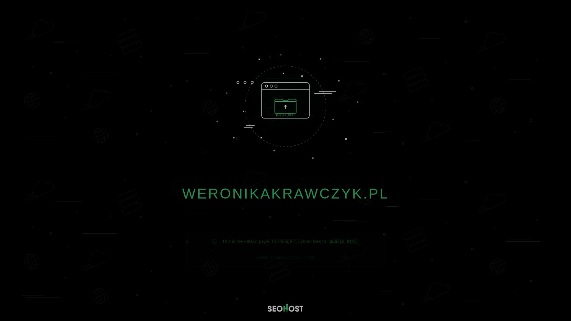 website screenshot of https://weronikakrawczyk.pl/
