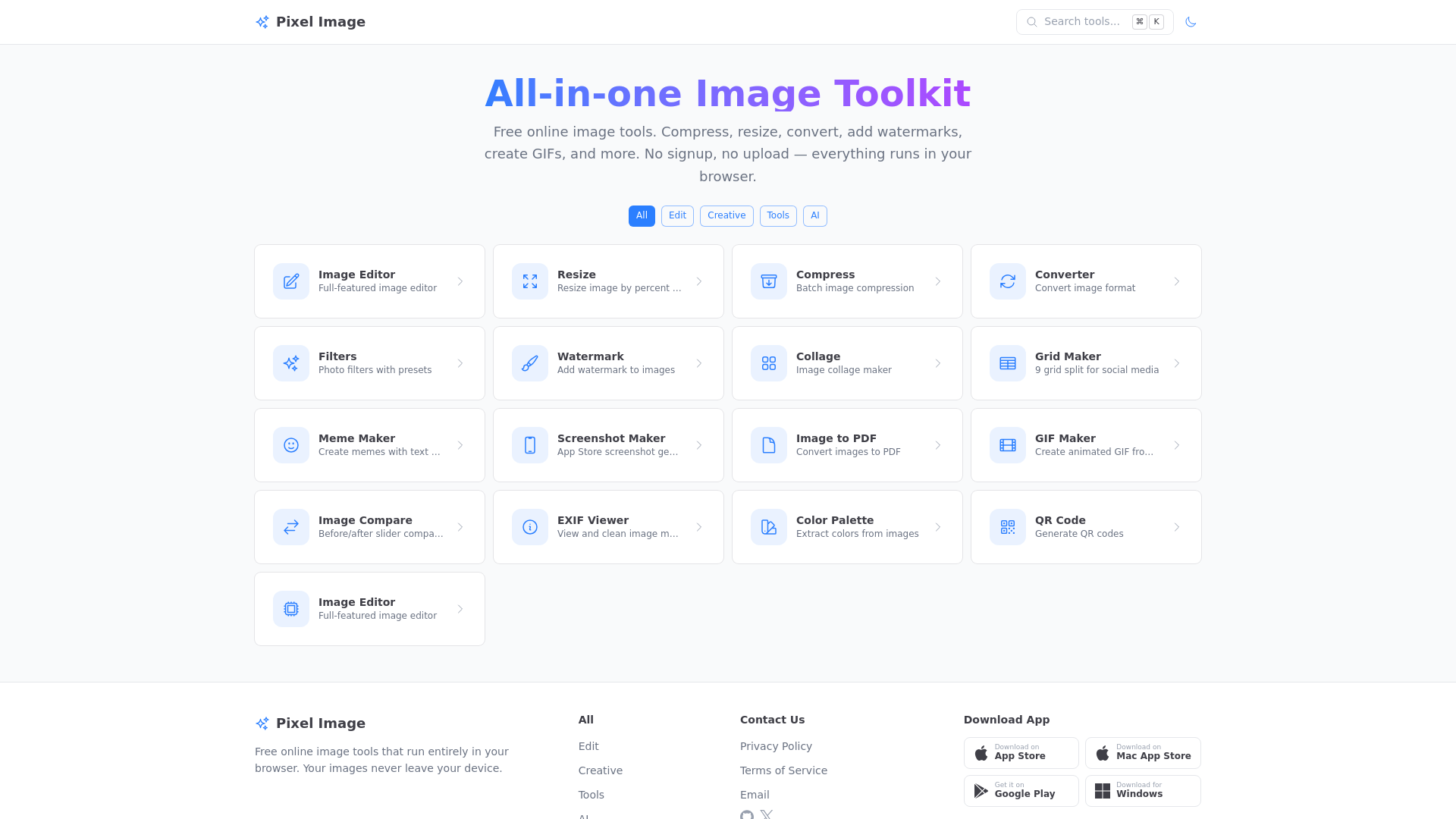 website screenshot of https://mzhapp.pages.dev/